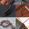 Sổ Da Bò Cao Cấp Khóa Dây Viền Trơn Handmade Sang Trọng, Giá Ưu Đãi 520k 6