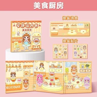 Sổ dán sticker NAM CHÂM Baby Three, Melody, CappyBara, Kitty - Giy Diy chỉ 29.5k 8 Sổ dán sticker NAM CHÂM Baby Three, Melody, CappyBara, Kitty - Giy Diy chỉ 29.5k 8