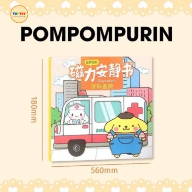 Sổ dán tính 3D Kuromi và Melody 18cm Đồ chơi nam châm thay trang phục cho bé