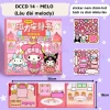 Sổ dán tính 3D Kuromi và Melody 18cm Đồ chơi nam châm thay trang phục cho bé 10