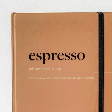 Sổ Dot Crabit Coffeeine Espresso - Thiết kế độc đáo, bìa cứng, giá ưu đãi 82.000đ