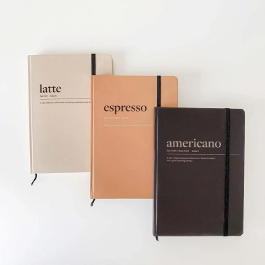 Sổ Dot Crabit Coffeeine Espresso - Thiết kế độc đáo, bìa cứng, giá ưu đãi 82.000đ