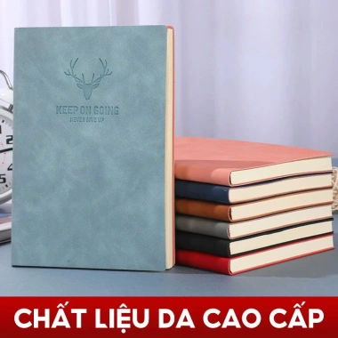 Sổ Ghi Chép A5 Bìa Da PU 200 Trang Kẻ Ngang Viết Mượt, 29.000đ, Quà Tặng Ý Nghĩa