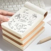 Sổ ghi chép A6 bìa kraft vintage 200 tờ 70gsm - Sổ tay tốc ký 13,5x9cm, chỉ 26.950₫