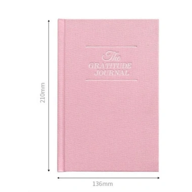 Sổ Gratitude Journal COOLCELLS A5 bề mặt nhẵn, bìa cứng dày, lanh, ruy băng - 152.604₫ 3