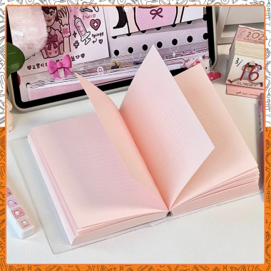 Sổ Hồng Kẻ Ngang A6 Bìa PU Mềm, Dán Gáy Chắc Chắn S66: Ghi chép, nhật ký 2