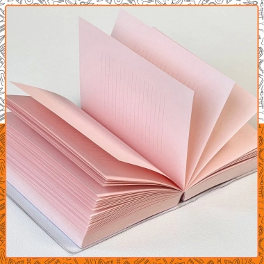Sổ Hồng Kẻ Ngang A6 Bìa PU Mềm, Dán Gáy Chắc Chắn S66: Ghi chép, nhật ký 6