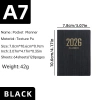 Sổ Kế Hoạch 2.026 A7 Bỏ Túi Planner Mini 128 Trang Bìa Da PU Lịch Tuần Ghi Chú Cá Nhân Giá 20.000 VND 2
