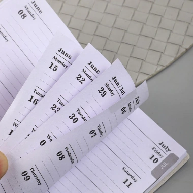 Sổ Kế Hoạch 2.026 A7 Bỏ Túi Planner Mini 128 Trang Bìa Da PU Lịch Tuần Ghi Chú Cá Nhân Giá 20.000 VND