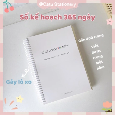 Sổ kế hoạch 365 ngày A5 KH16 - Lập kế hoạch 1 năm, giá ưu đãi 173.000₫