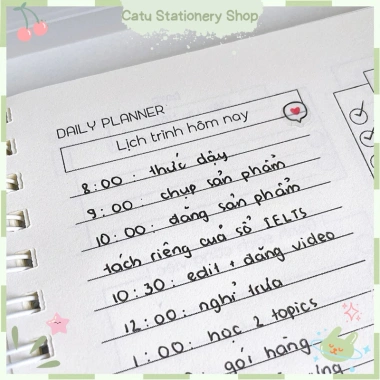 Sổ kế hoạch hằng ngày A5 DAILY PLANNER KH8 - Sống kỷ luật, giảm còn 60.000đ 5