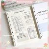 Sổ kế hoạch hằng ngày A5 gáy lò xo KH1 - Daily Planner đa mục tiêu, trang lịch, ghi chú, định hướng, giảm giá 53.000 VNĐ