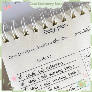 Sổ Kế Hoạch Hằng Ngày A6 DAILY PLANNER - Tăng Kỷ Luật, Giảm Giá 45.000₫