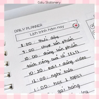 Sổ kế hoạch hằng ngày Daily Planner KH8 - Sống kỷ luật, giảm còn 52.000 VND