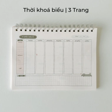 Sổ kế hoạch học tập Study Planner 90 trang 1 học kỳ Crabit Nàm Biếng, giá chỉ 75.999đ 5 Sổ kế hoạch học tập Study Planner 90 trang 1 học kỳ Crabit Nàm Biếng, giá chỉ 75.999đ 5