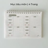 Sổ kế hoạch học tập Study Planner 90 trang 1 học kỳ Crabit Nàm Biếng, giá chỉ 75.999đ 6