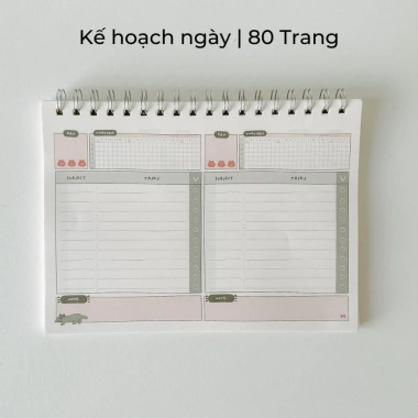 Sổ kế hoạch học tập Study Planner 90 trang 1 học kỳ Crabit Nàm Biếng, giá chỉ 75.999đ 7 Sổ kế hoạch học tập Study Planner 90 trang 1 học kỳ Crabit Nàm Biếng, giá chỉ 75.999đ 7