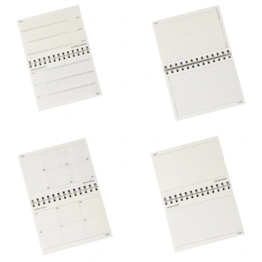 Sổ kế hoạch lò xo kép Standing Planner klong B6 MS 945 11 bố cục đa dạng giá 57.500₫