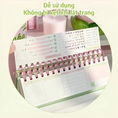 Sổ kế hoạch ngày tuần mini - Lịch để bàn viết hai mặt, không thấm mực, đủ không gian ghi chú, thiết kế gọn gàng, giá chỉ 27.800₫ phù hợp mọi công việc 6 Sổ kế hoạch ngày tuần mini - Lịch để bàn viết hai mặt, không thấm mực, đủ không gian ghi chú, thiết kế gọn gàng, giá chỉ 27.800₫ phù hợp mọi công việc 6