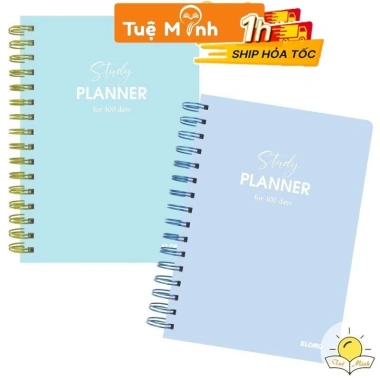 Sổ kế hoạch Study Planner A5 160 trang Klong MS 946 - Tập lò xo kép, lên kế hoạch mục tiêu, giá ưu đãi 53.900 VND