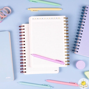Sổ kế hoạch Study Planner A5 160 trang Klong MS 946 - Tập lò xo kép, lên kế hoạch mục tiêu, giá ưu đãi 53.900 VND