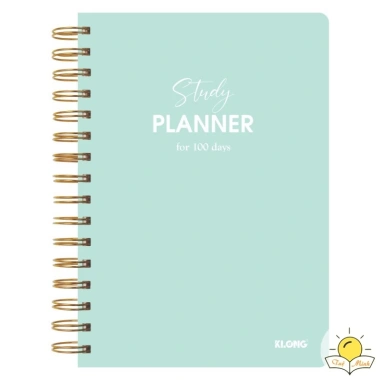 Sổ kế hoạch Study Planner A5 160 trang Klong MS 946 - Tập lò xo kép, lên kế hoạch mục tiêu, giá ưu đãi 53.900 VND