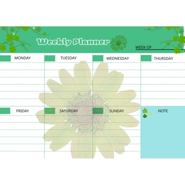 Sổ kế hoạch tuần A5 120 trang - Weekly Planner màu, giảm giá 60.000 VND 3