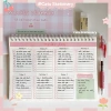 Sổ kế hoạch tuần A5 Weekly Planner tone hồng xinh xắn KH5 - Giá ưu đãi 52.000₫ 2