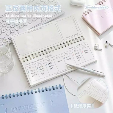 Sổ Kế Hoạch Tuần U-Trends Planwith RPY giảm giá 20% chỉ 139.300 VNĐ 4