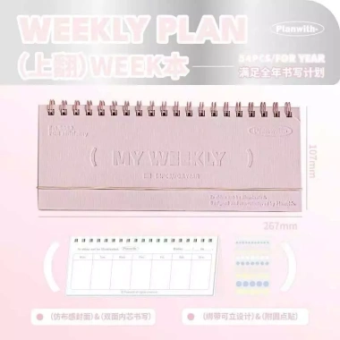 Sổ Kế Hoạch Tuần U-Trends Planwith RPY giảm giá 20% chỉ 139.300 VNĐ 6