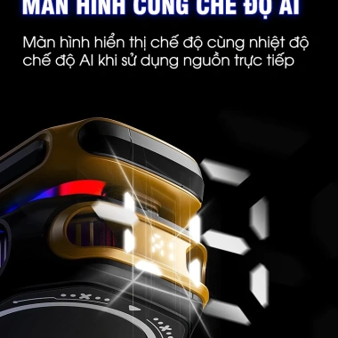 Sò lạnh MEMO CX12 Pro 2.025 – Pin làm lạnh sâu, AI 2 chế độ, LED, tăng FPS cho Liên Quân, Giá chỉ 399.000₫