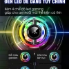 Sò lạnh MEMO CX15 thế hệ mới: Tản nhiệt mạnh, AI tăng FPS, đèn LED tùy chỉnh, phù hợp Liên Quân & FF, Giá 313.000₫ 9