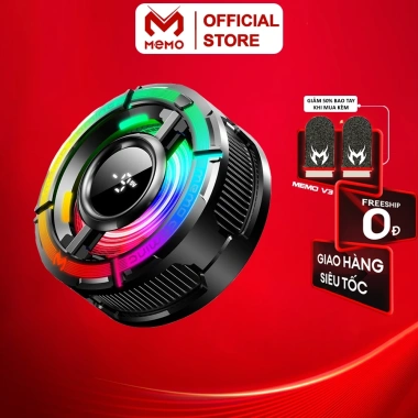 Sò lạnh MEMO CX15 thế hệ mới: Tản nhiệt mạnh, AI tăng FPS, đèn LED tùy chỉnh, phù hợp Liên Quân & FF, Giá 313.000₫ 10