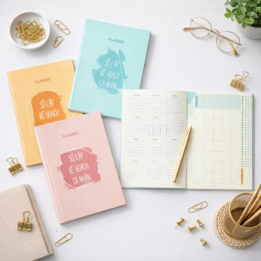 Sổ lập kế hoạch cá nhân 96 trang A5 - Planner giá 46.000 đồng, giảm từ 59.800