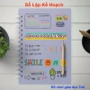 Sổ lập kế hoạch và mục tiêu cho bé giáo dục sớm, quản lý thời gian, thời khóa biểu sinh hoạt hàng ngày, giảm giá 85k