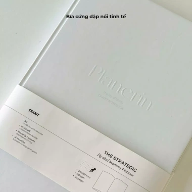 Sổ lịch Planner 2.026 A4 14 tháng Crabit Collection - Kế hoạch chi tiết, giá 131k