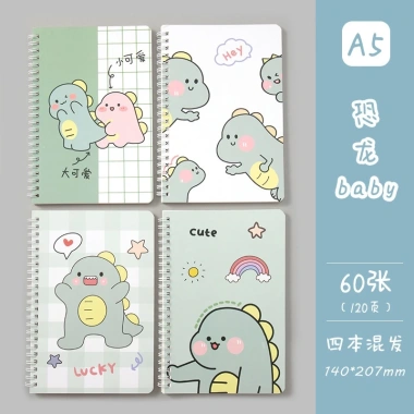 Sổ lò xo A5 Capybara dễ thương - Sổ tay ghi chép tiện lợi, giá chỉ 15.800 VND 6