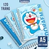 Sổ lò xo A5 Doremon 120 trang giấy kẻ ngang - Sổ nhật ký, chống lóa, giảm giá 22.000 VND