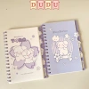 Sổ Lò Xo Basic A5 136 trang kẻ ngang - Bullet Journal DUDU, bìa cứng, phân trang, chỉ 39.000đ