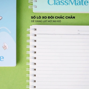 Sổ Lò Xo Kẻ Ngang 200 Trang Classmate A5/B5 100gsm Bìa Bánh Ngọt - Nhật Ký Planner Bullet Journal Giá 49,400 VND 5