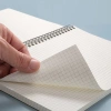 Sổ lò xo kép 80 tờ 160 trang A4 A5 A6 B5 bìa trong giấy caro kẻ ngang bullet journal 28.900₫ 6