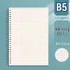 Sổ lò xo kép 80 tờ 160 trang A4 A5 A6 B5 bìa trong giấy caro kẻ ngang bullet journal 28.900₫ 9
