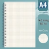 Sổ lò xo kép 80 tờ 160 trang A4 A5 A6 B5 bìa trong giấy caro kẻ ngang bullet journal 28.900₫ 10