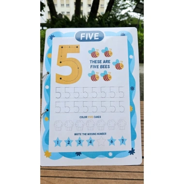 Số & Lượng 1-10 – Phiếu Đếm IN Bìa Viết Xóa, Tặng 2 Bút, Giá Ưu Đãi 130k 7 Số & Lượng 1-10 – Phiếu Đếm IN Bìa Viết Xóa, Tặng 2 Bút, Giá Ưu Đãi 130k 7