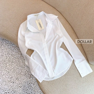 Sơ mi cổ đức hàng chuẩn xịn 2 màu đen trắng Phong cách lịch lãm giá tốt 295k 8