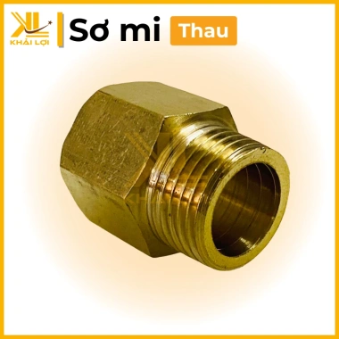 Sơ Mi Đồng Đầu Nối Chuyển Ren Ngoài Ren Trong - Giá ưu đãi 12.000đ, Độ bền cao, Dễ lắp đặt Sơ Mi Đồng Đầu Nối Chuyển Ren Ngoài Ren Trong - Giá ưu đãi 12.000đ, Độ bền cao, Dễ lắp đặt