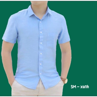 Sơ mi nam đũi cộc tay chất liệu mềm mại - Giá chỉ 149.000đ, giảm tới 19% 2
