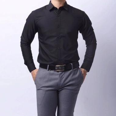 Sơ mi nam Hàn Quốc kate lụa mát không nhăn không xù, form đẹp, cao cấp, thời trang, đi làm đi chơi sang, độ thoáng khí - 159.000 VND