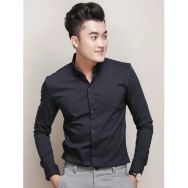 Sơ mi nam Hàn Quốc kate lụa mát không nhăn không xù, form đẹp, cao cấp, thời trang, đi làm đi chơi sang, độ thoáng khí - 159.000 VND