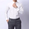 Sơ mi nam Hàn Quốc kate lụa mát không nhăn không xù, form đẹp, cao cấp, thời trang, đi làm đi chơi sang, độ thoáng khí - 159.000 VND 6